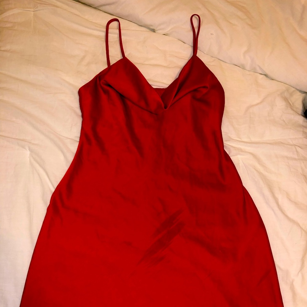 Red medium urban outfitters dress.